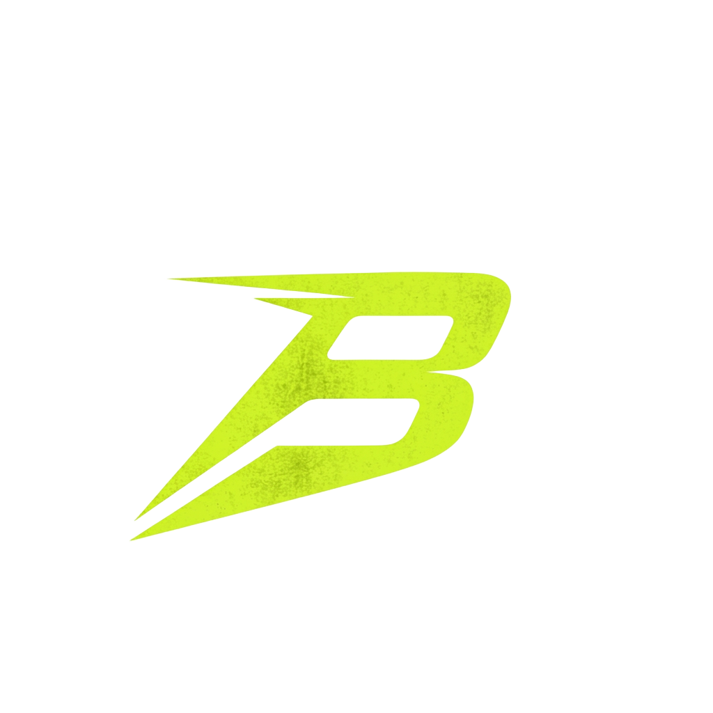 B logo